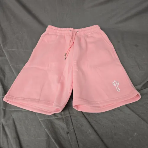 TRAPSTAR FOUNDATION SHORT IN PINK SIZE XS