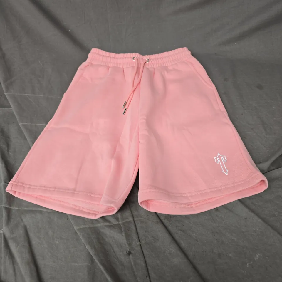 TRAPSTAR FOUNDATION SHORT IN PINK SIZE XS