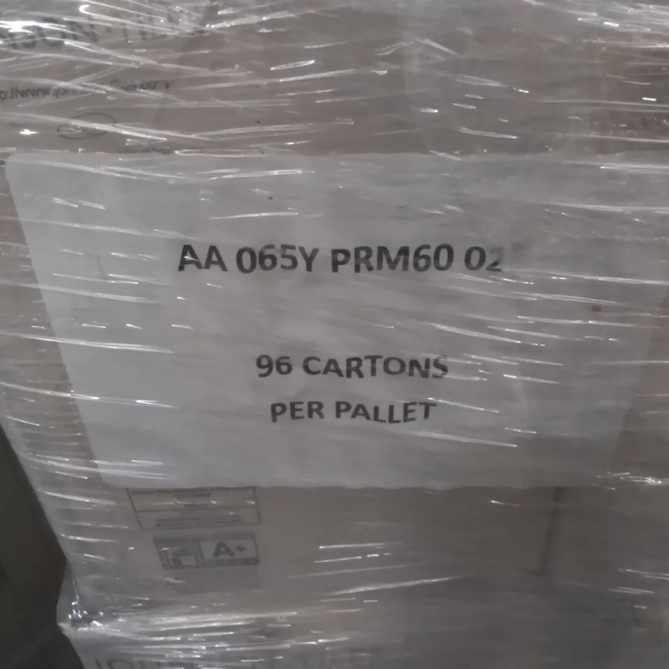 PALLET TO CONTAIN APPROX 96 X CARTONS OF JOHNSON PRISMATICS MICRO MAGNOLIA/REDWOOD GLAZED WALL TILES - 25 TILES PER CARTON // TILE SIZE: 197 X 197 X 6.5mm