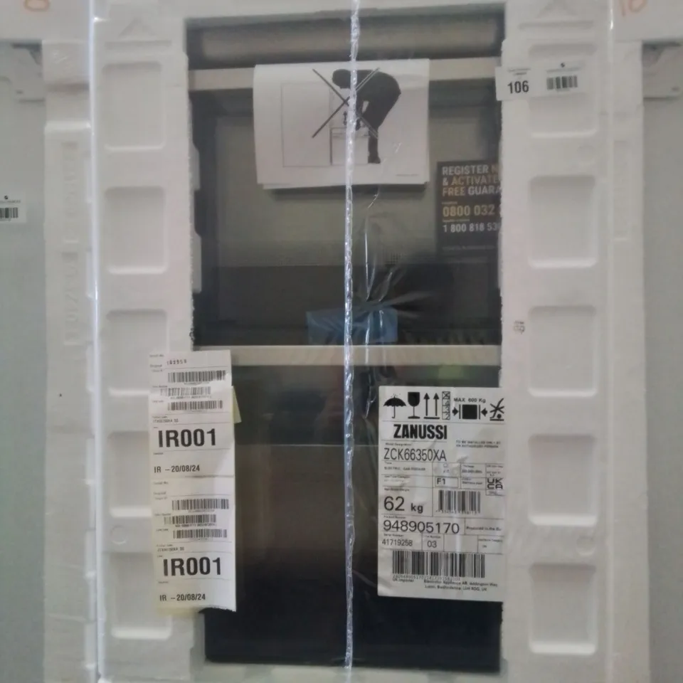 ZANUSSI ZCK66350XA DUAL FUEL DOUBLE OVEN, 60CM, A ENERGY RRP £692