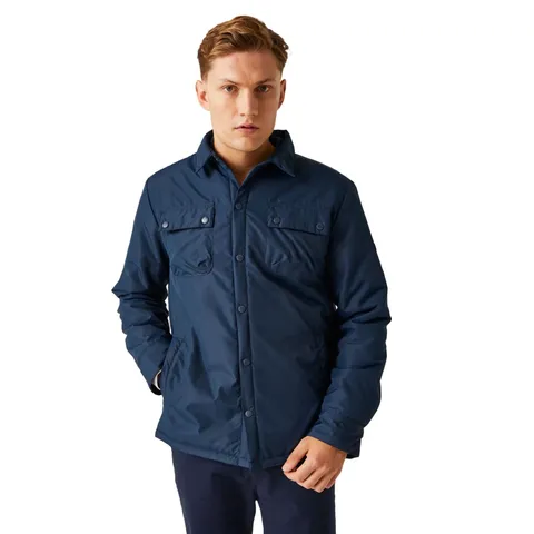 BRAND NEW REGATTA MENS VINCA WARMLOFT SHACKET JACKET IN NAVY - UK XXL