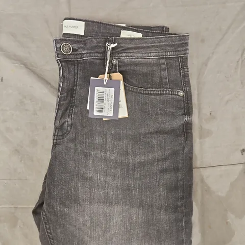 PAUL HUNTER JASON COMFORT STRETCH SLIM FIT JEANS IN ANTHRACITE GREY SIZE 36/32