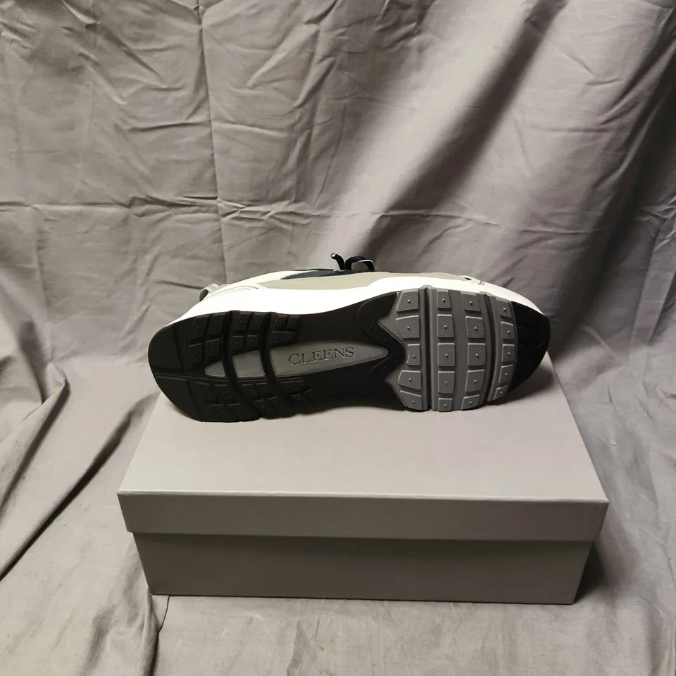 BOXED PAIR OF COLEENS MENS NAVY SHOES - SIZE 10.5