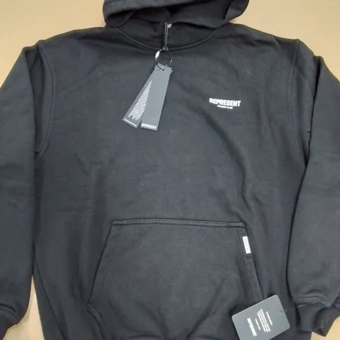 REPRESENT OWNERS CLUB HOODIE IN BLACK -XS