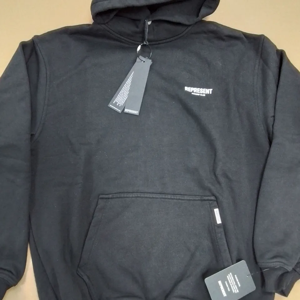 REPRESENT OWNERS CLUB HOODIE IN BLACK -XS
