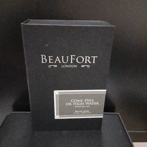 BOXED BEAUFORT LONDON COME HELL OR HIGH WATER DISCOVERY SET 5 X 2ML
