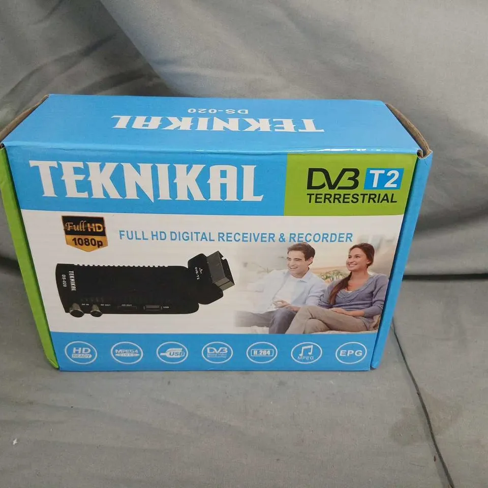 Teknikal DVB-T2 Full HD Digital Receiver (Set-Top Box) – Boxed, Remote Included