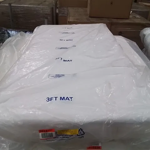 QUALITY BAGGED AERNE MEMORY FOAM SINGLE MATTRESS 