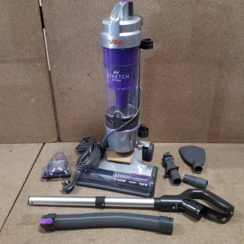 BOXED VAX AIR STRETCH PET MAX CORDED UPRIGHT VACUUM CLEANER 