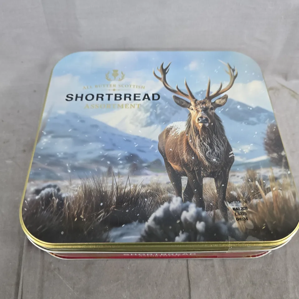 ALL BUTTER SCOTTISH SHORTBREAD ASSORTMENT TIN