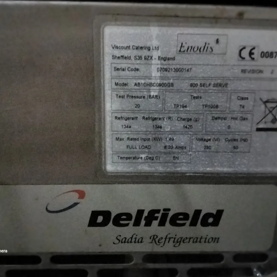 DELFIELD AB1CHSC0900GB DISPLAY FRIDGE 