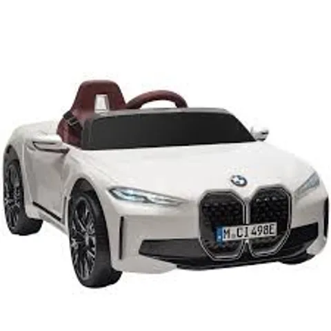 BOXED ELECTRIC RIDE-ON CAR - WHITE (1 BOX)