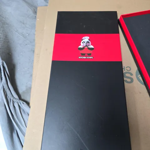 SHANZU KORAKA CHEF'S KNIFE IN RED & BLACK PRESENTATION BOX