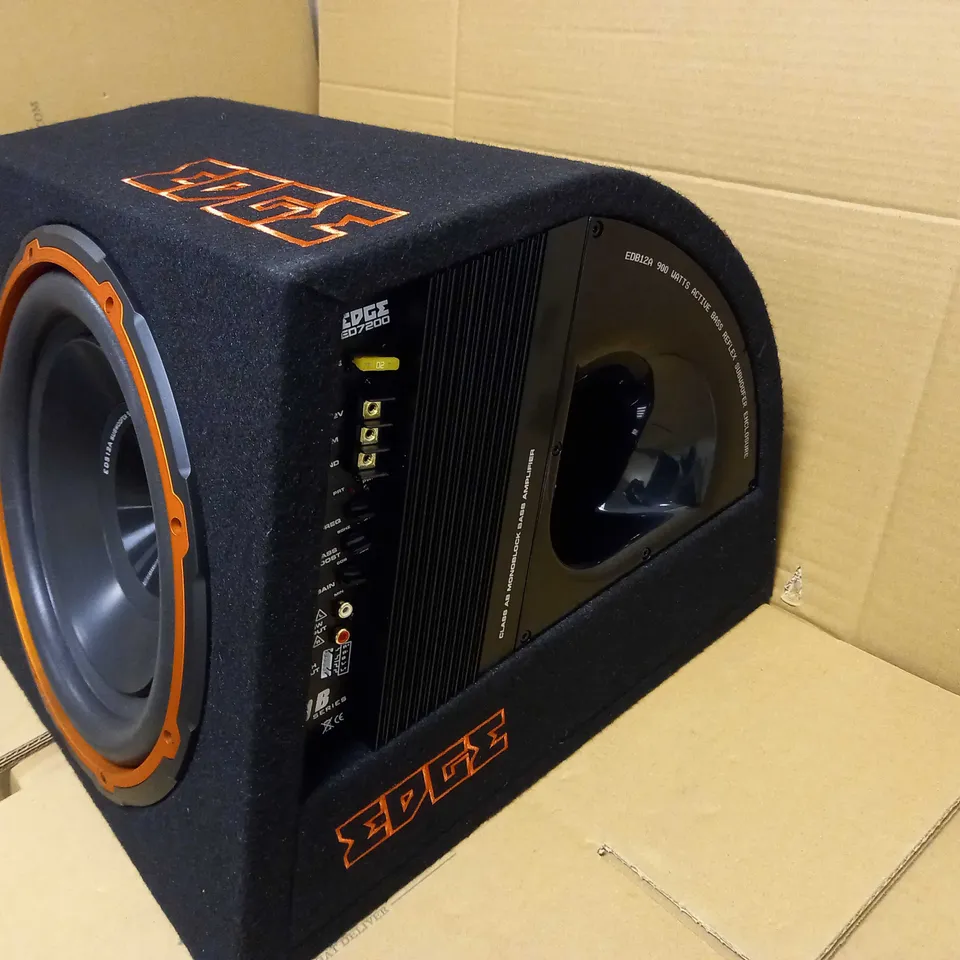 EDGE EDB12A 900 WATT 12" ACTIVE SUBWOOFER BASE ENCLOSURE