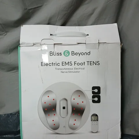 BLISS AND BEYOND ELECTRIC EMS FOOT TENS BOXED