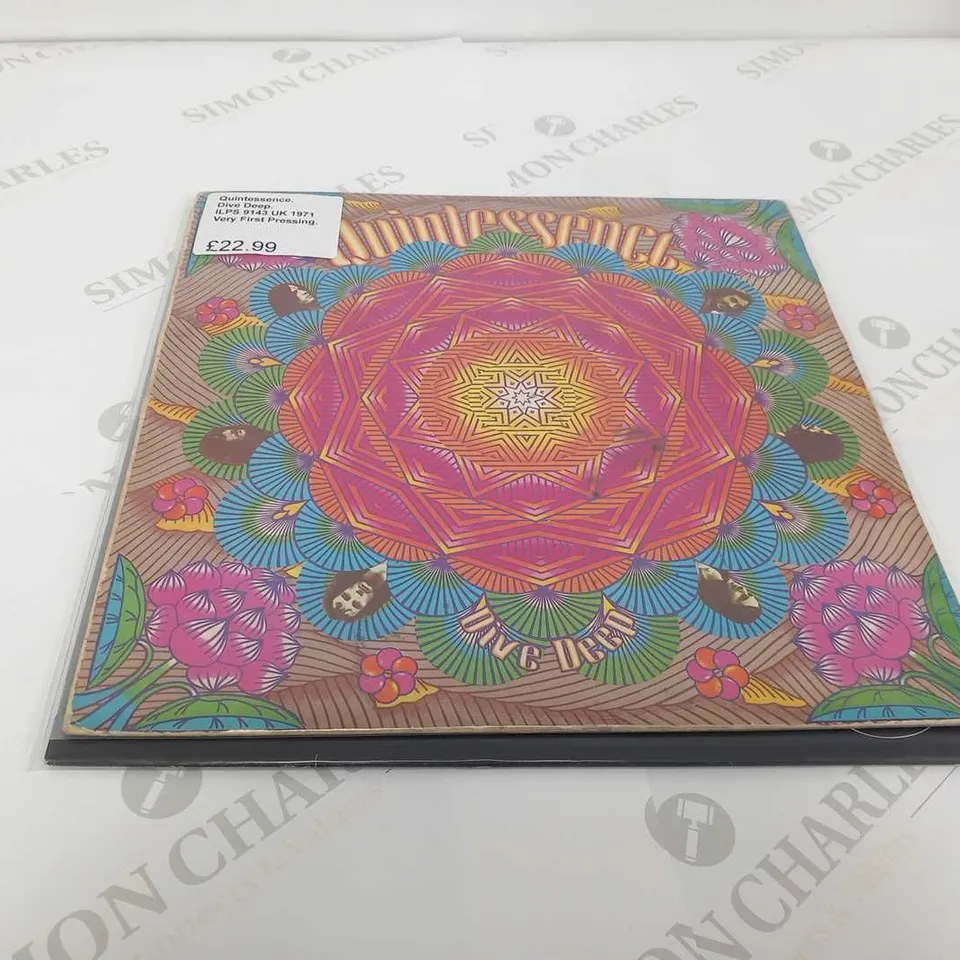 QUINTESSENCE – DIVE DEEP PSYCHEDELIC ROCK VINYL LP AND JOHN MERRICKS REMAINS LIGHT & DARK LP (VERY RARE).