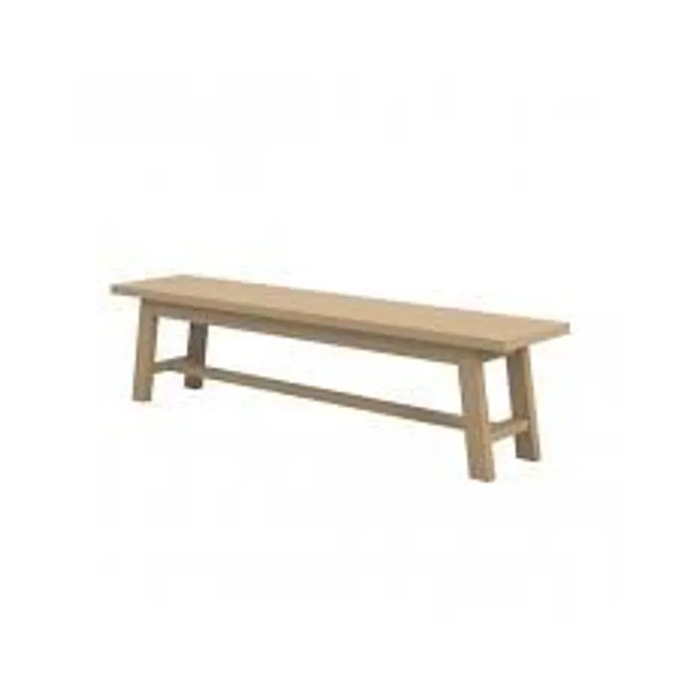BOXED DRIFT DINING BENCH, LATTE (1 BOX)