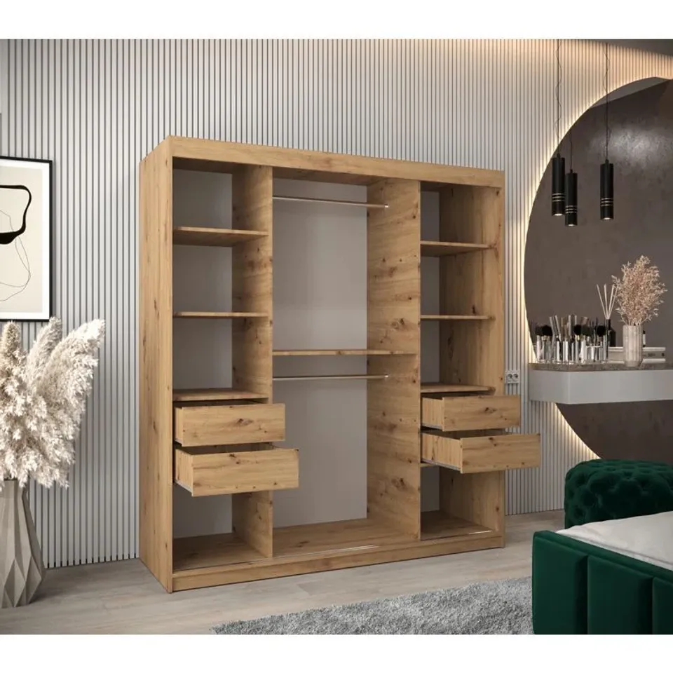 BOXED IDELISA  2 PIECE WARDROBE DRAWER SET (1 BOX)
