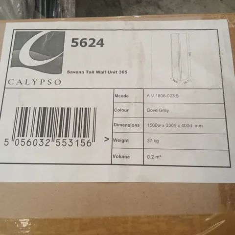 PALLET TO CONTAIN A CALYPSO SAVENA TALL BATHROOM UNIT AND DRAWER
