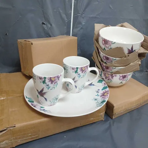 BIRDS 16-PIECE DINNER SET 