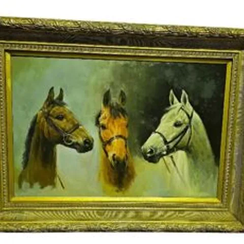 "WE THREE KINGS" SUSAN CRAWFORD  OIL PAINTING