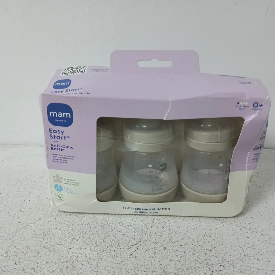 BOXED MAM EASY START ANTI-COLIC BOTTLE 3 PACK