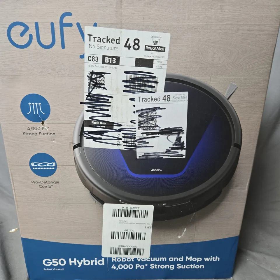 BOXED EUFY G50 HYBRID ROBOT VACUUM 