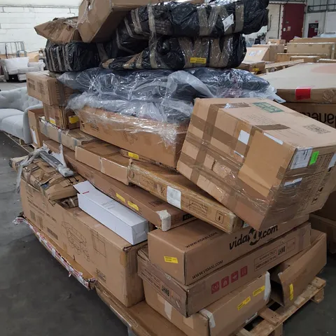 PALLET CONTAINING ASSORTED FLATPACK FURNITURE PARTS