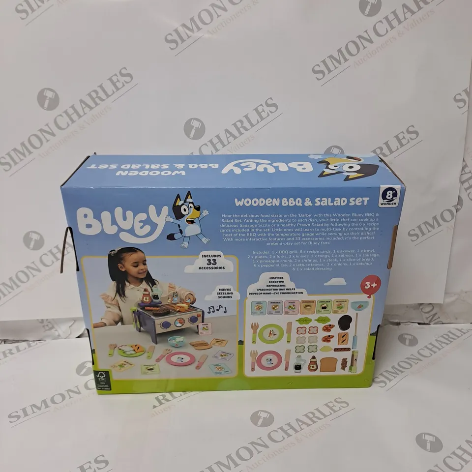 BLUEY WOODEN BBQ AND SALAD SET