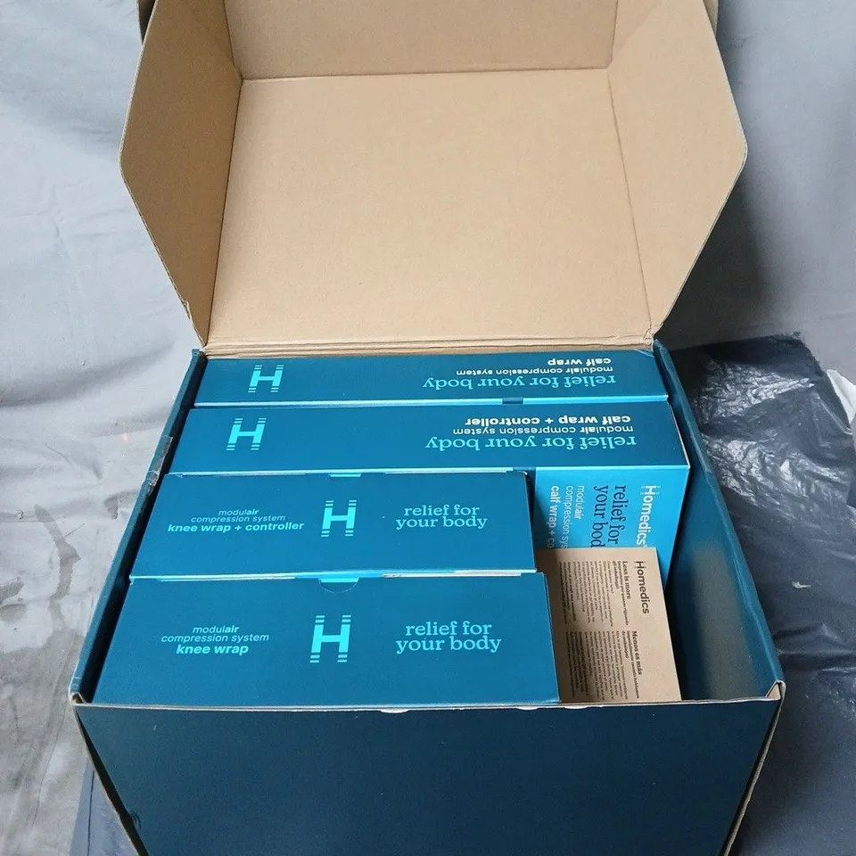 HOMEDICS COMPLETE CALF AND KNEE STARTED KIT BOXED