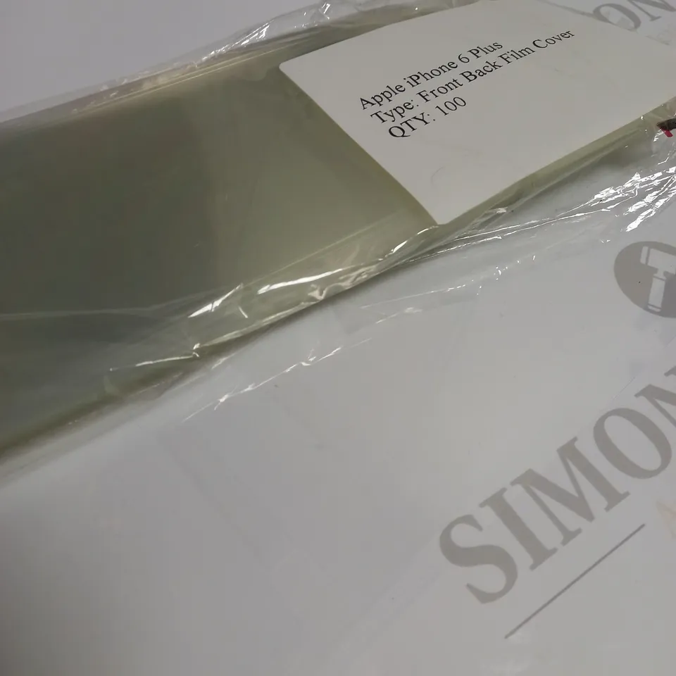 APPLE IPHONE 6 PLUS FRONT AND BACK COVER APPROX. 100