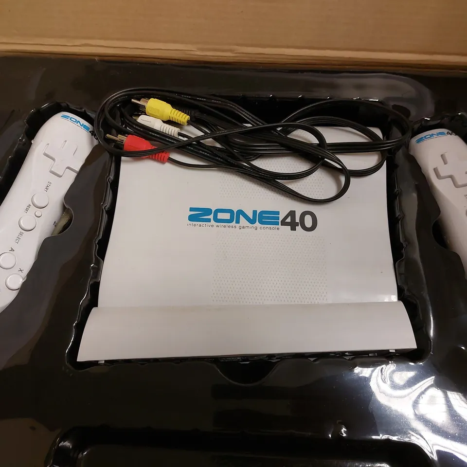 ZONE 40 INTERACTIVE WIRELESS GAMING CONSOLE