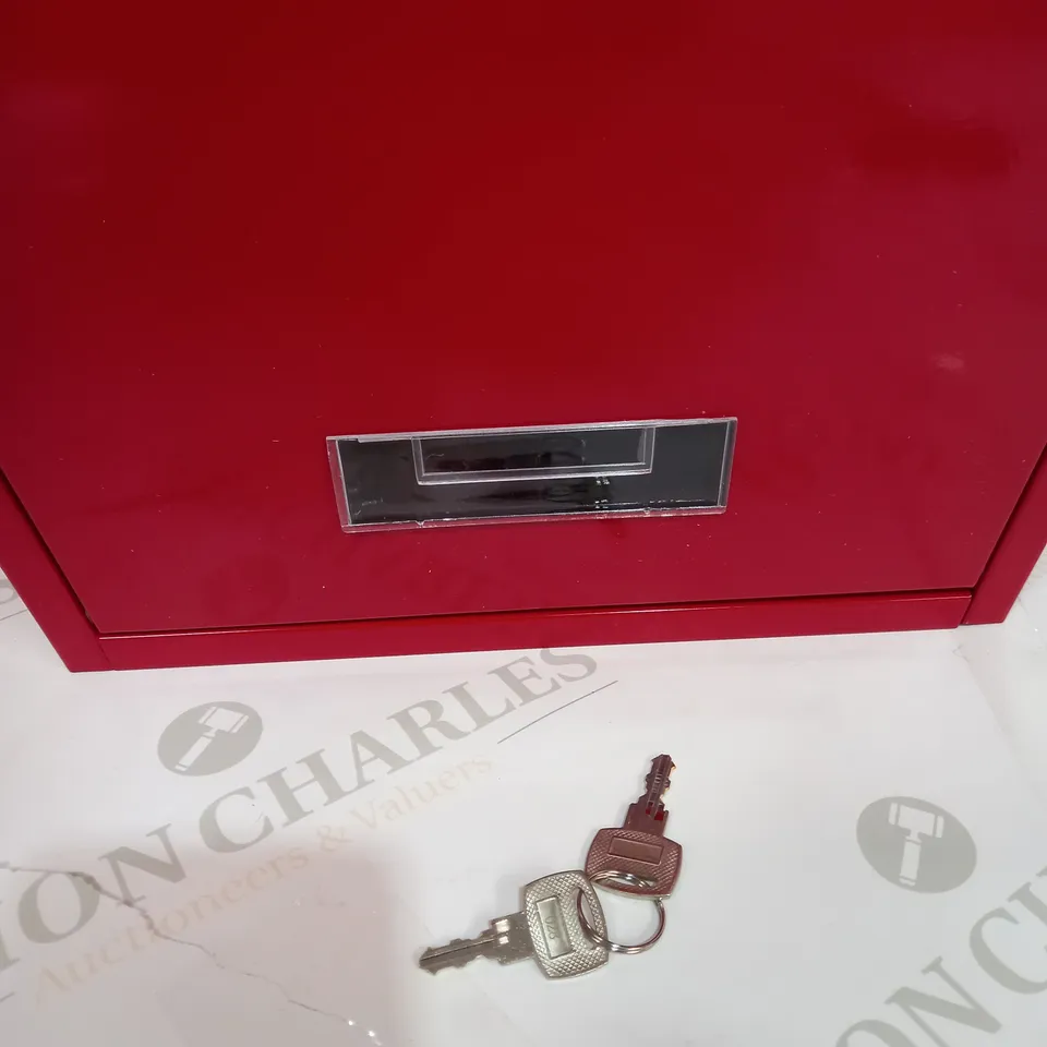 STERLING RED CLASSIC POST BOX