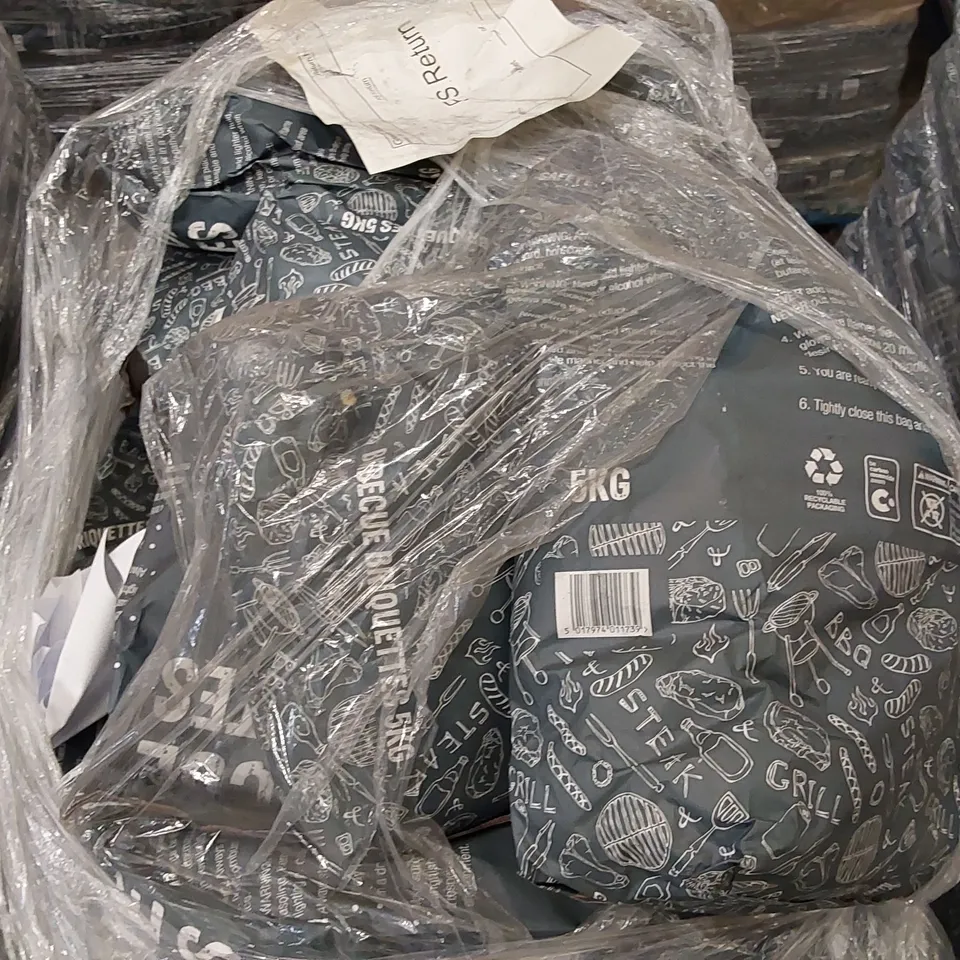 PALLET OF APPROXIMATELY 85X 5KG BAGS OF CHARCOAL BARBECUE BRIQUETTES