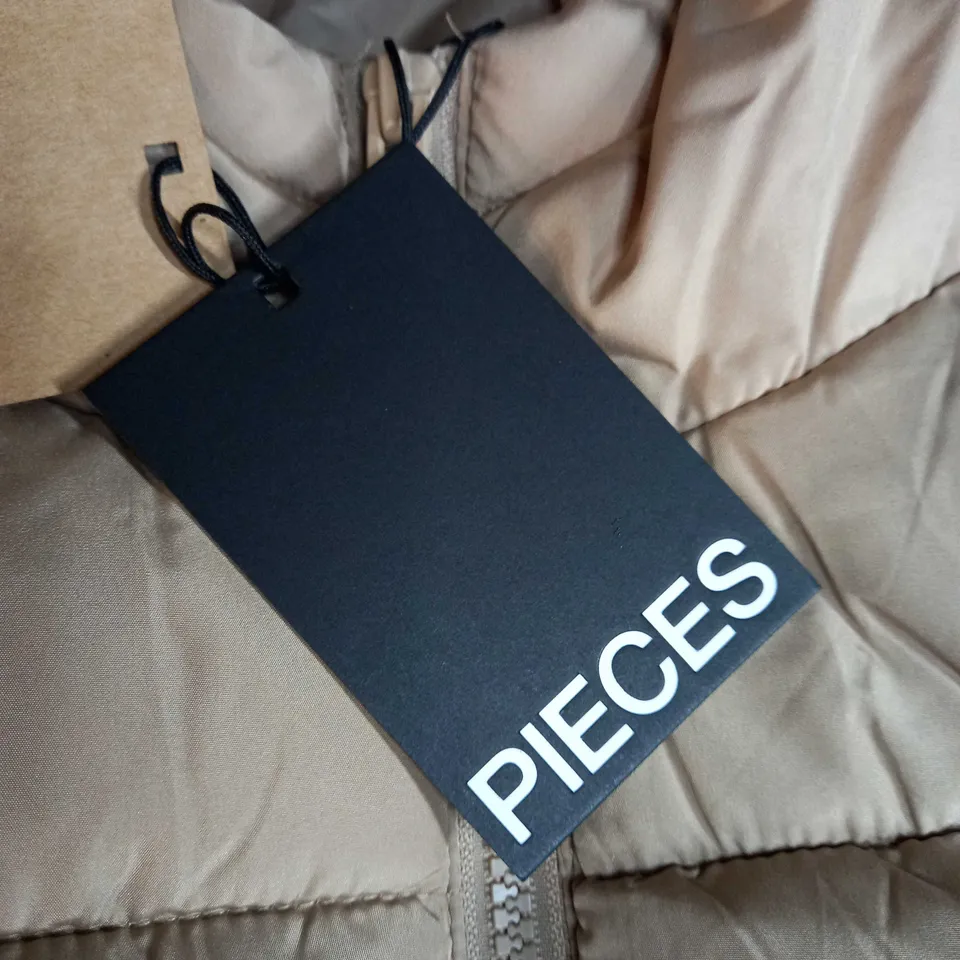 PIECES SILVER MINK LONG PUFFER COAT/JACKET - 2XL