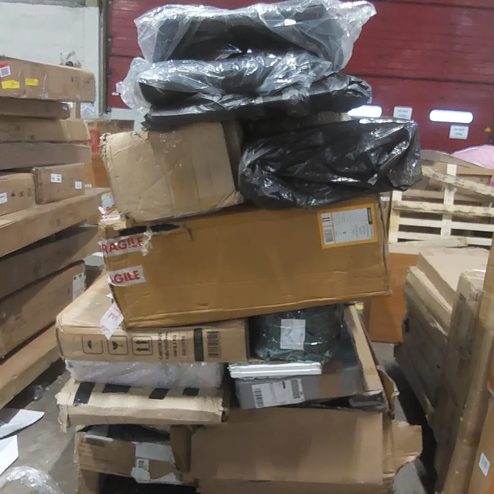 PALLET CONTAINING A LARGE QUANTITY OF ASSORTED NEO ITEMS INCLUDING FURNITURE PARTS ECT