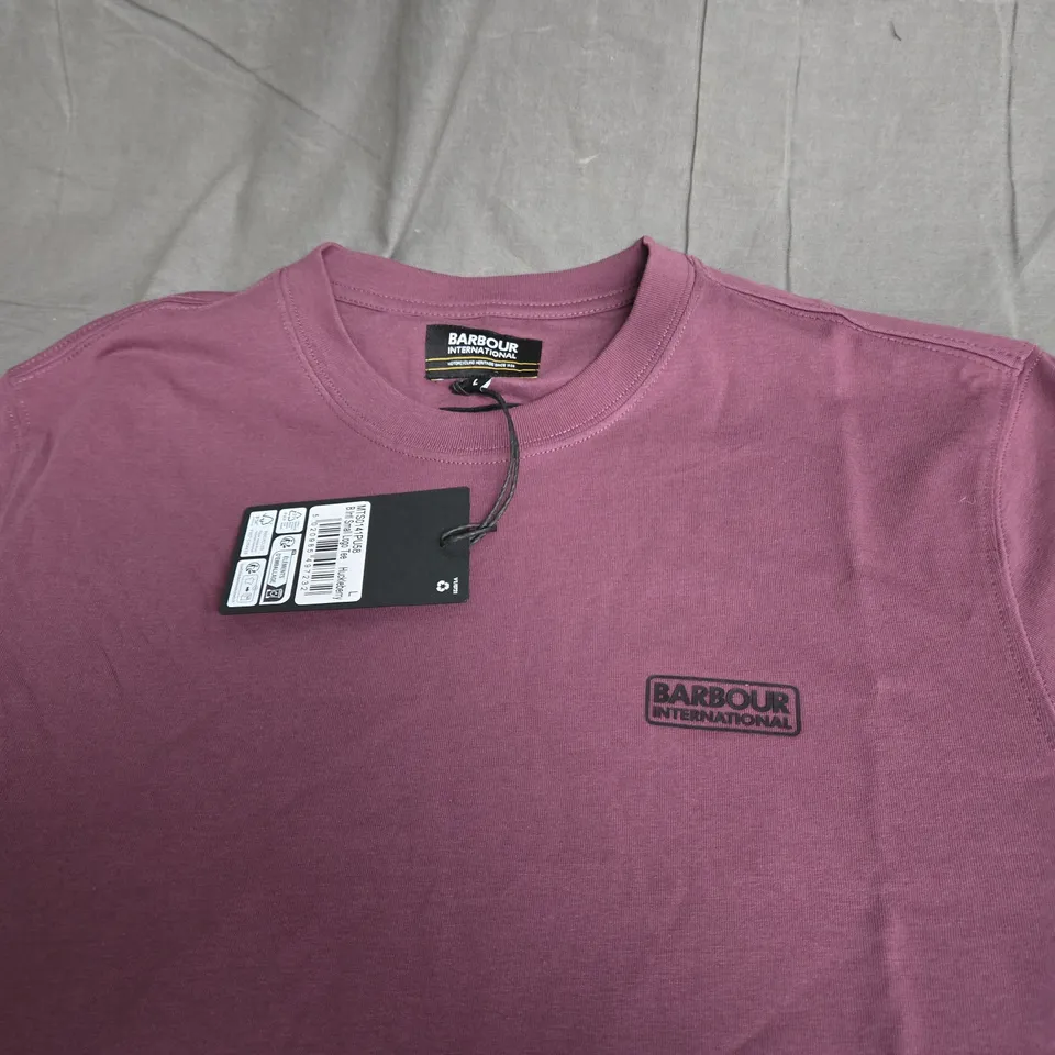 BARBOUR INTERNATIONAL SMALL LOGO TEE SIZE L