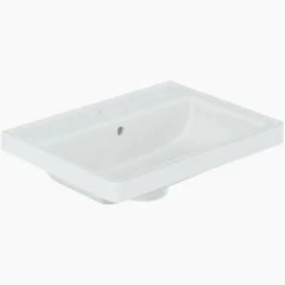 BOXED VADO CAMEO - MINERAL CAST ARCTIC WHITE BASIN - 600MM