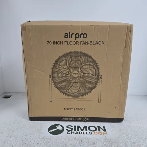AIR PRO 20-INCH FLOOR FAN – BLACK