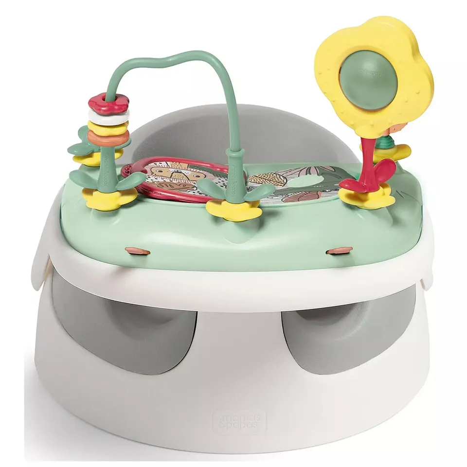 MAMAS & PAPAS BABY SNUG AND ACTIVITY TRAY - PEBBLE GREY