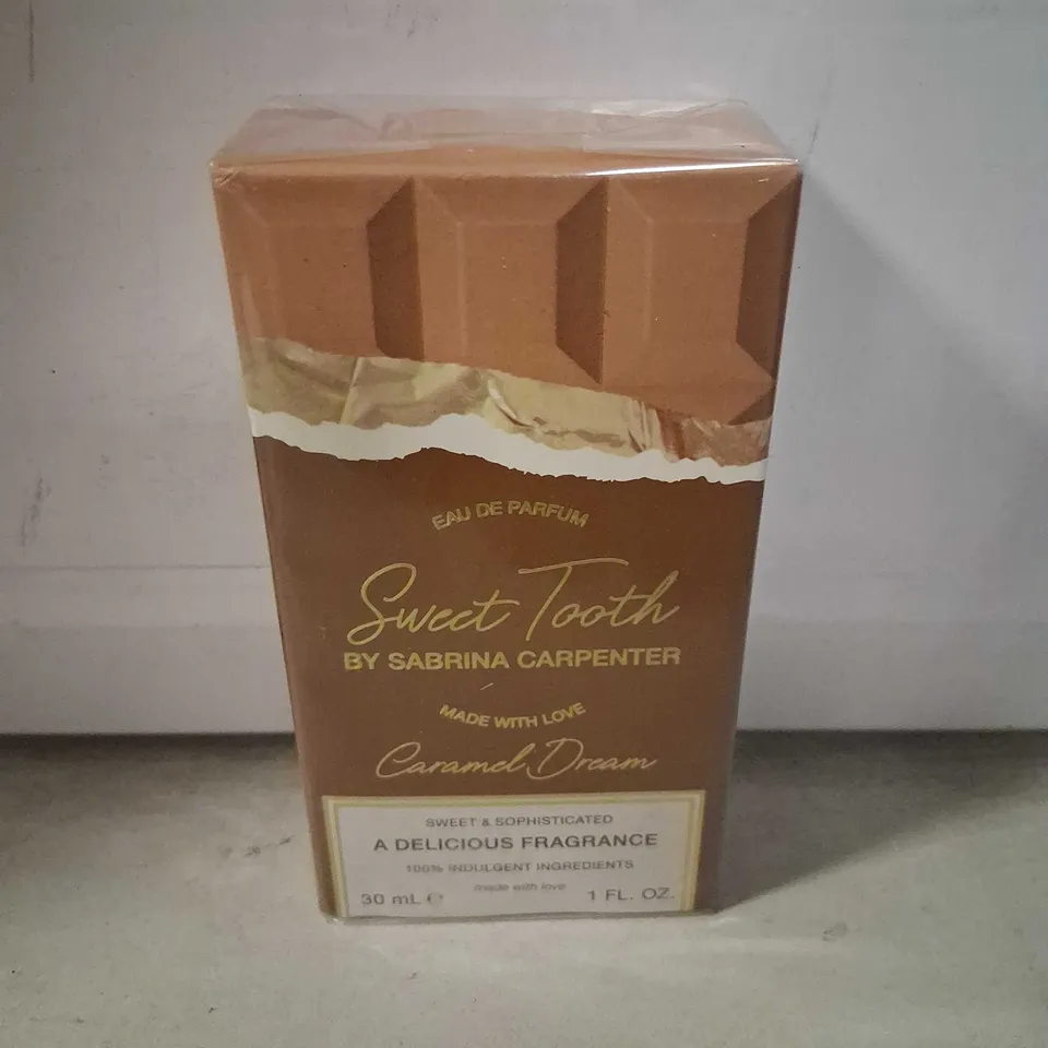 BOXED AND SEALED SWEET TOOTH BY SABRINA CARPENTER CARAMEL DREAM EAU DE PARFUM 30ML