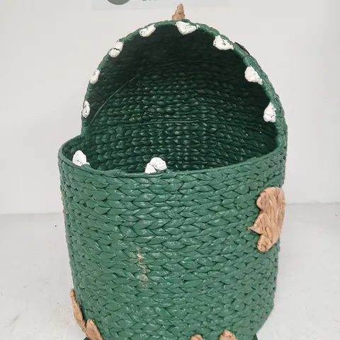 DUSTY DINO STORAGE BASKET