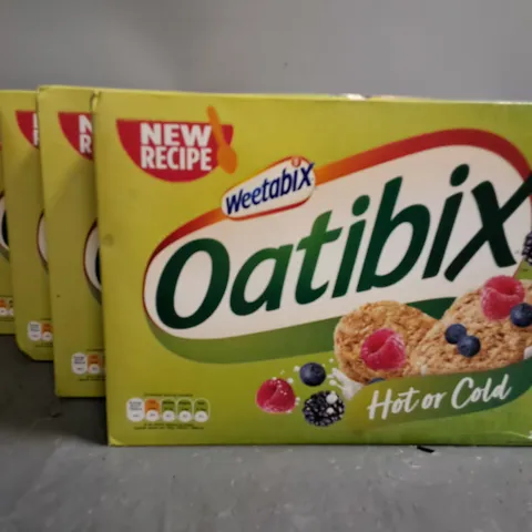 LOT OF 4 24-PACKS OF WEETABIX OATIBIX