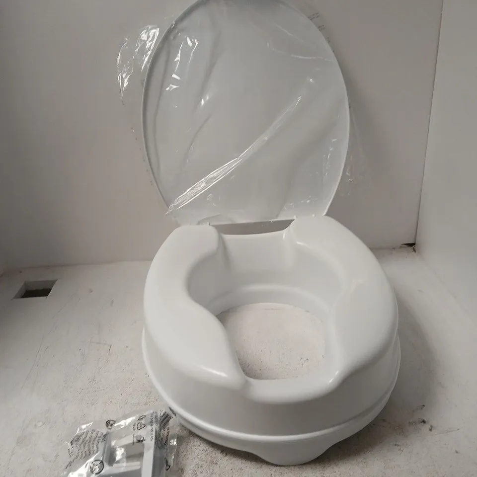 HOMECRAFT SAVANNAH RAISED TOILET SEAT – 10CM (4”) WITH LID