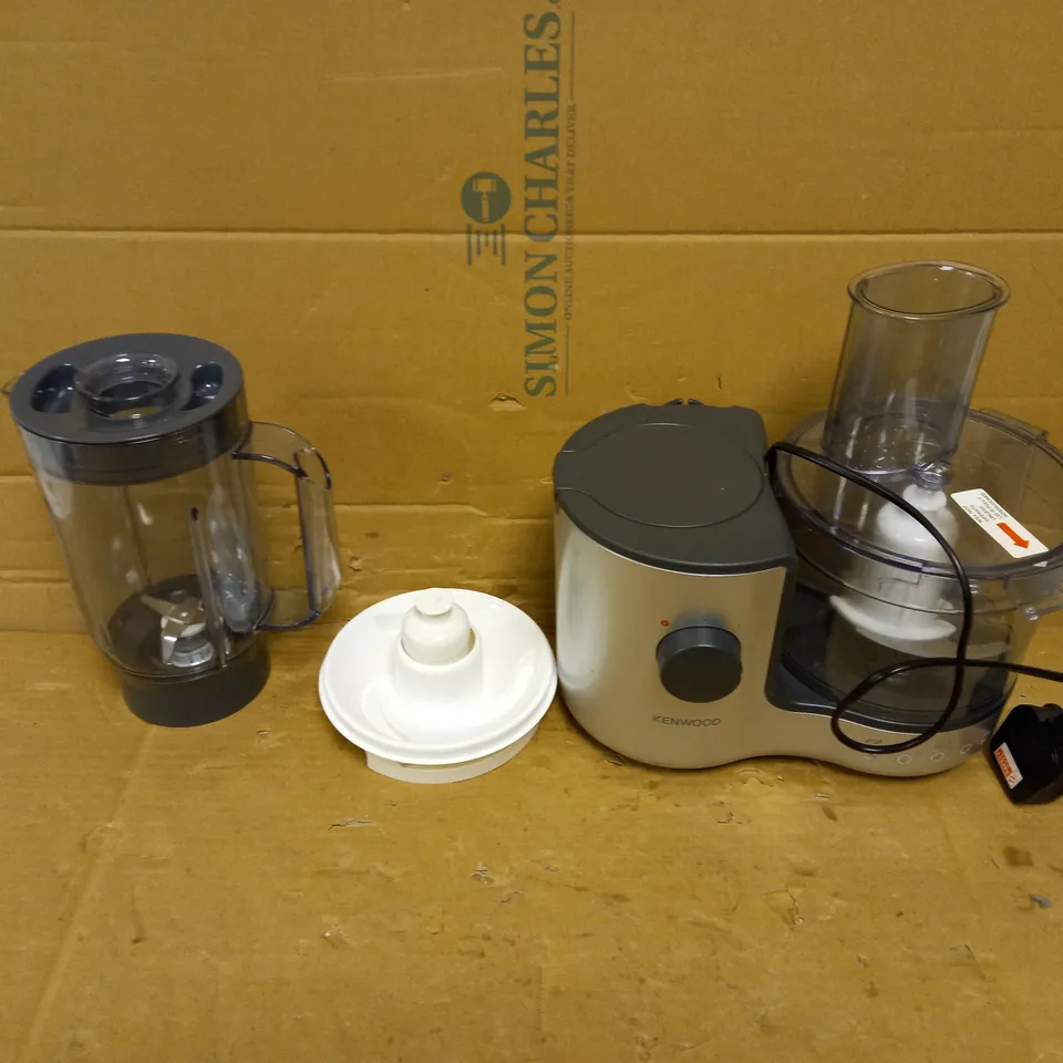 KENWOOD COMPACT FOOD PROCESSOR - SILVER AND GREY