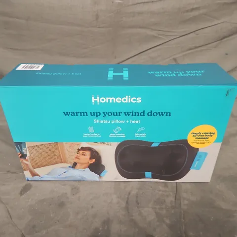 BOXED HOMEDICS SHIATSU PILLOW + HEAT