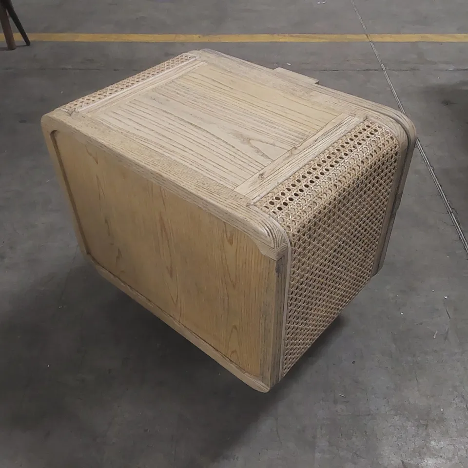 DESIGNER WOODEN BEDSIDE TABLE