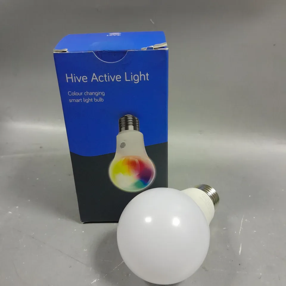 BOXED HIVE ACTIVE LIGHT COLOUR CHANGING SMART BULB 