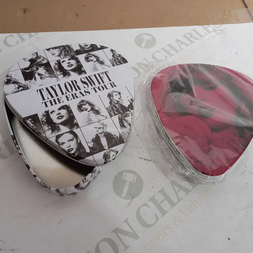 TAYLOR SWIFT THE ERAS TOUR 5PC GUITAR PICK COASTER SET
