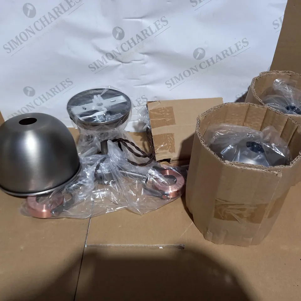 BALDWIN SEMI FLUSH 3 ARM CEILING LAMP